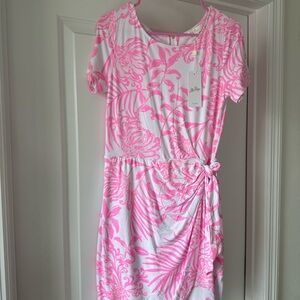 Lilly Pulitzer Pink and White Floral Romper **NEW with tags**